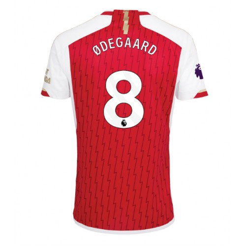 Arsenal Martin Odegaard #8 Hjemmedrakt 2023-24 Kortermet Arsenal Martin Odegaard #8 Hjemmedrakt 2023-24 Kortermet